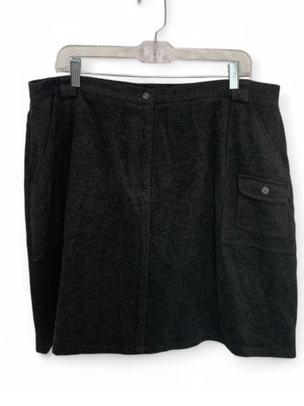 Y2K J. Jill Dark Gray Pocket Mini Skirt